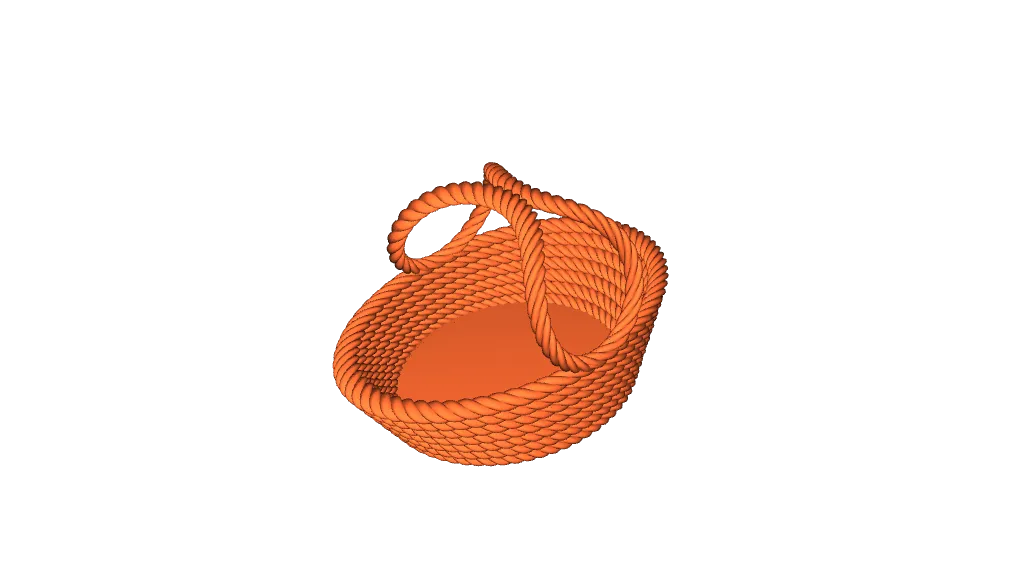Easter Rope Basket (PIP) by Wilko_SLO | Download free STL model ...