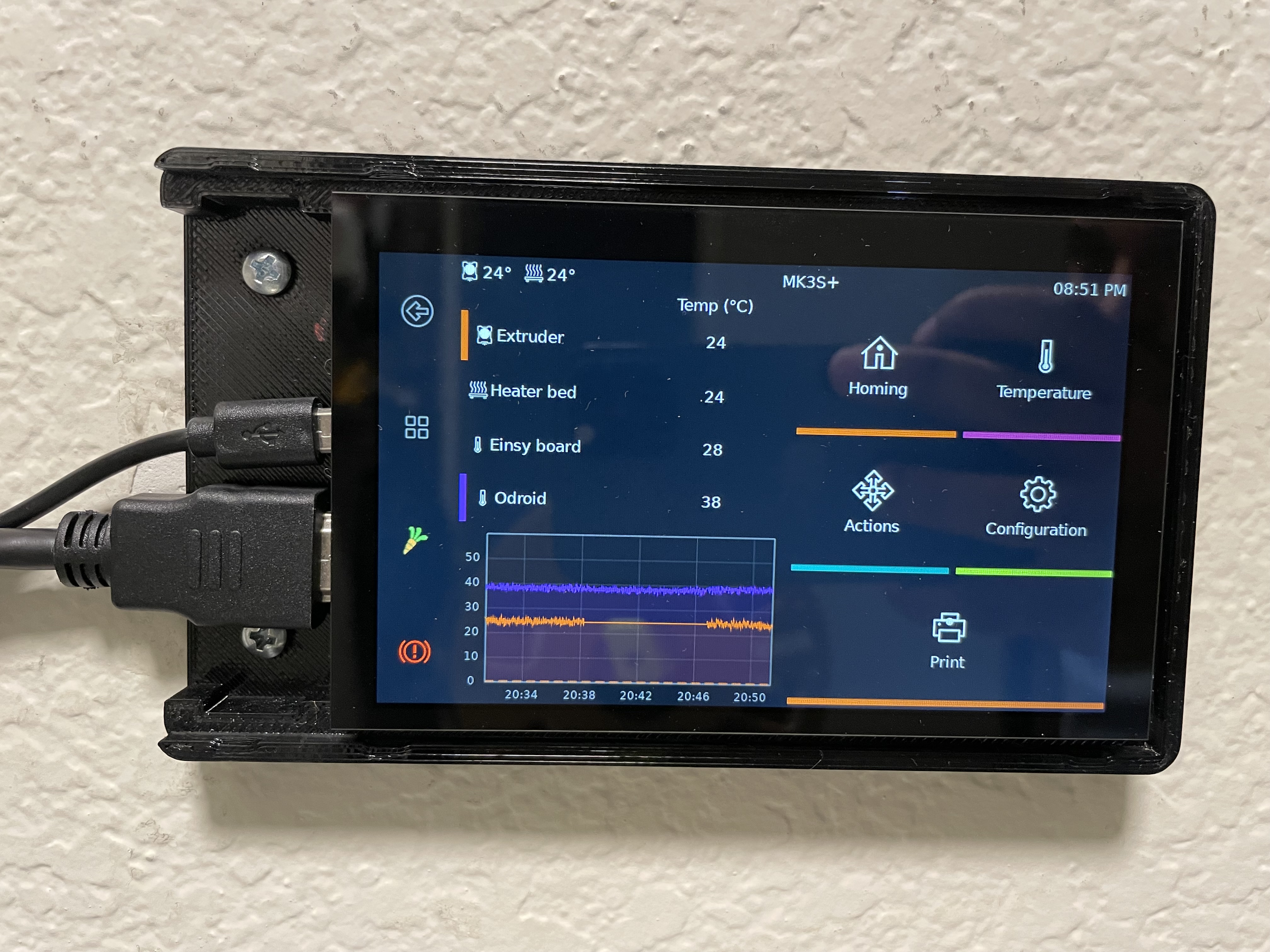 HMTECH 5'' Raspberry Pi HDMI Screen Case — miniatura 2