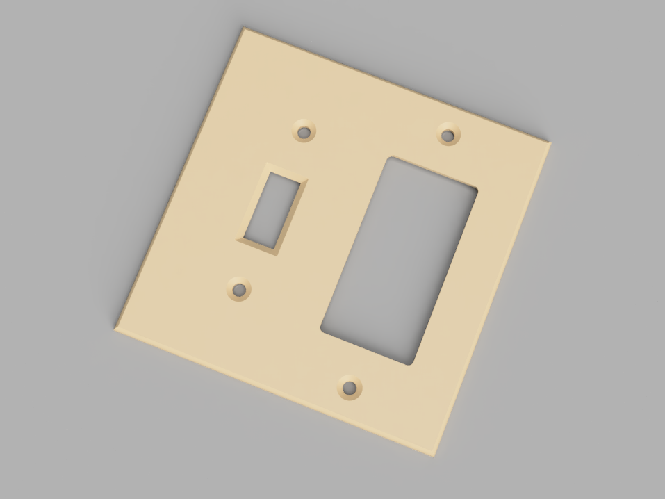 2 Gang Switch Plate with Toggle and Rocker by grizzie17 Download free