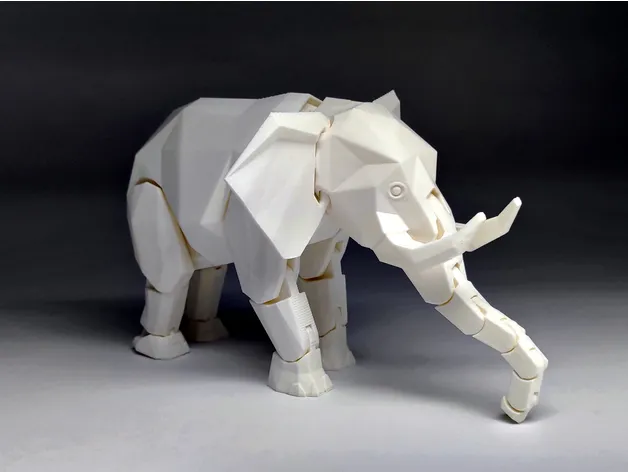 String Elephant.STL - 3D model by 3DDesigner on Thangs