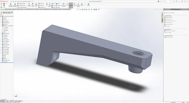 Caribou Reverse Bowden Arm (3030 T slot)