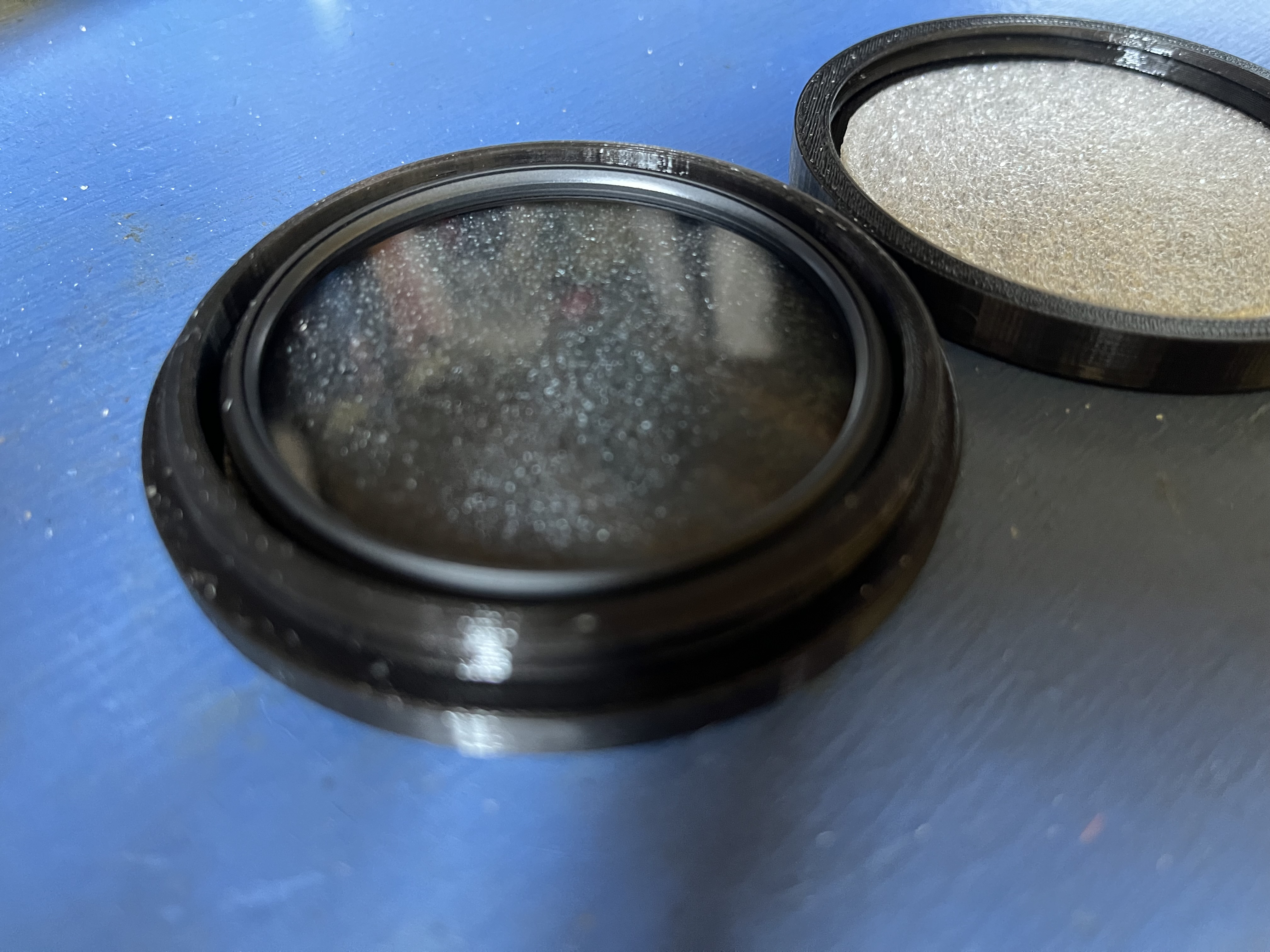 58mm lense filter case