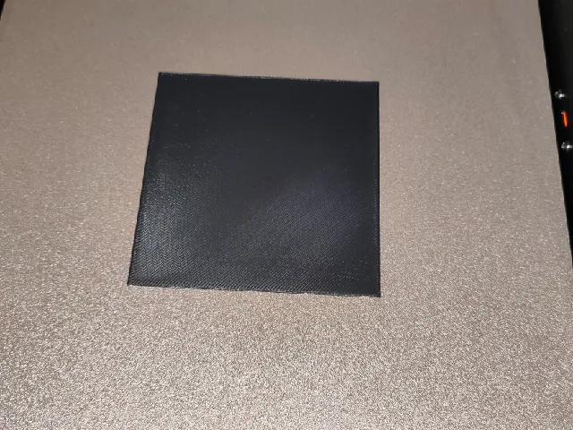1 Layer test - 10x10cm