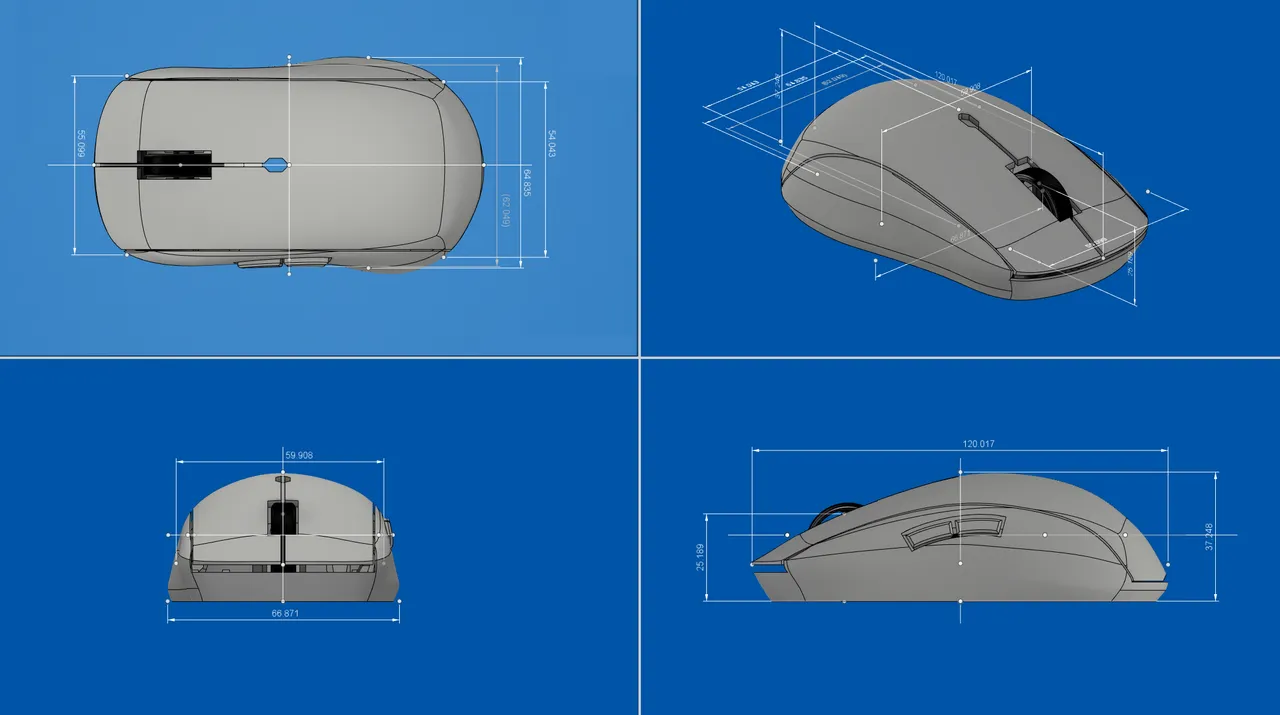 Mouse Shape Tester Megapack by Scout339, Download free STL model