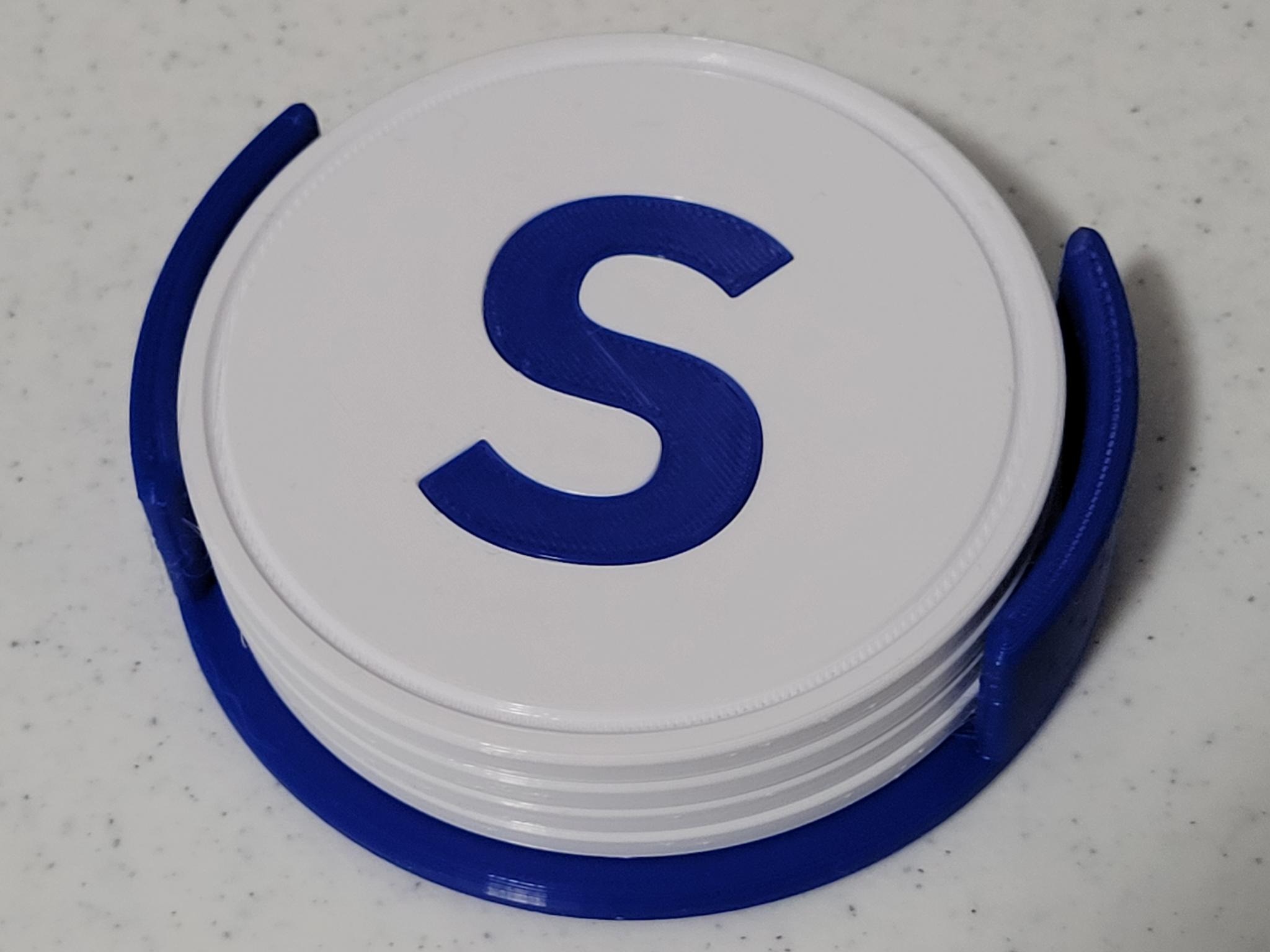 Letter Drink Coasters (Full Alphabet)