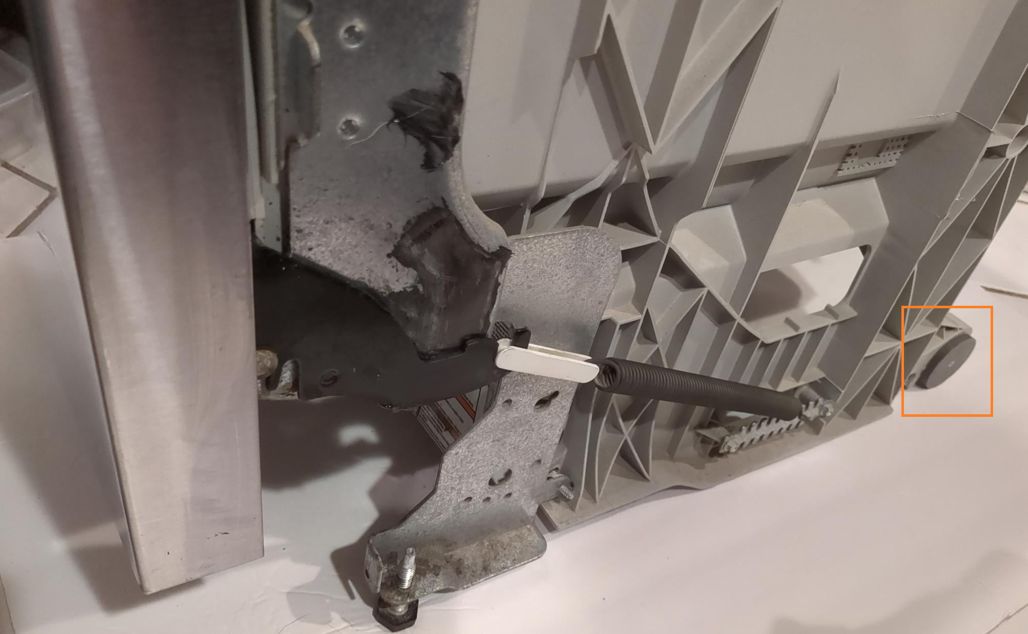 Replacement Dishwasher Transport Wheel Rear Feet Height Adjustment