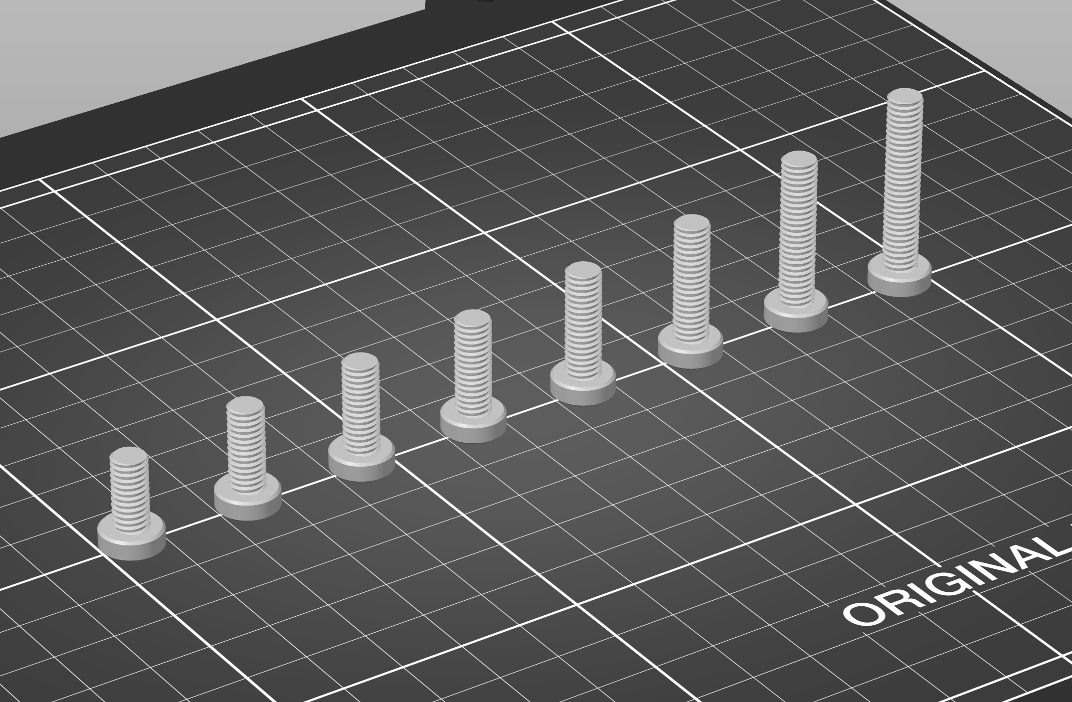 M6-1.0mm socket bolts (12-30mm)