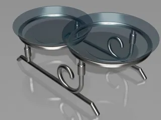 Snack Tray Stand by Nazar78 | Download free STL model | Printables.com