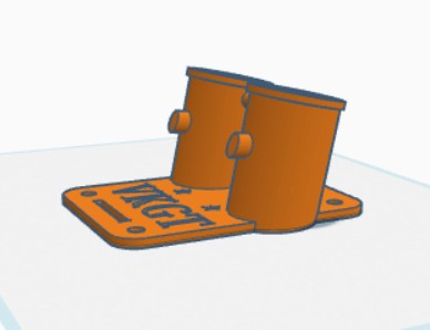 Longboard / Skateboard rear light mount