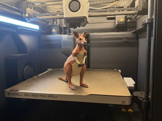 Low Poly Kangaroo