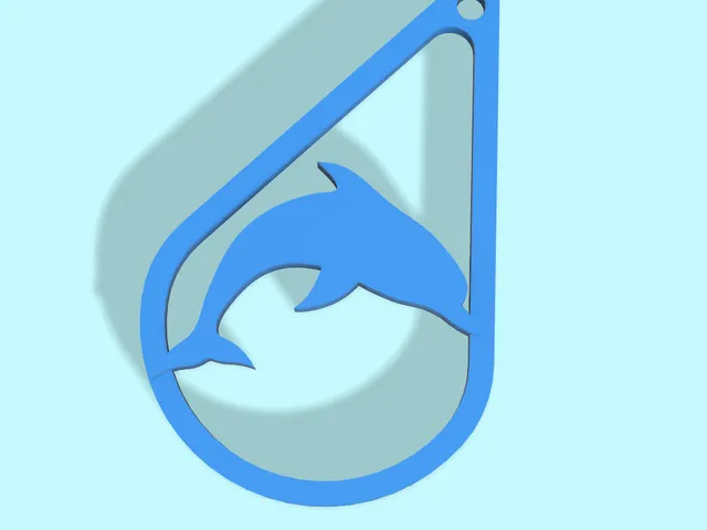 Dolphin Drop Earring