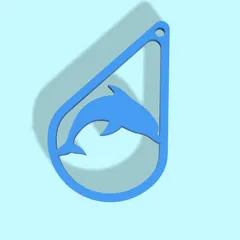 Dolphin Drop Earring