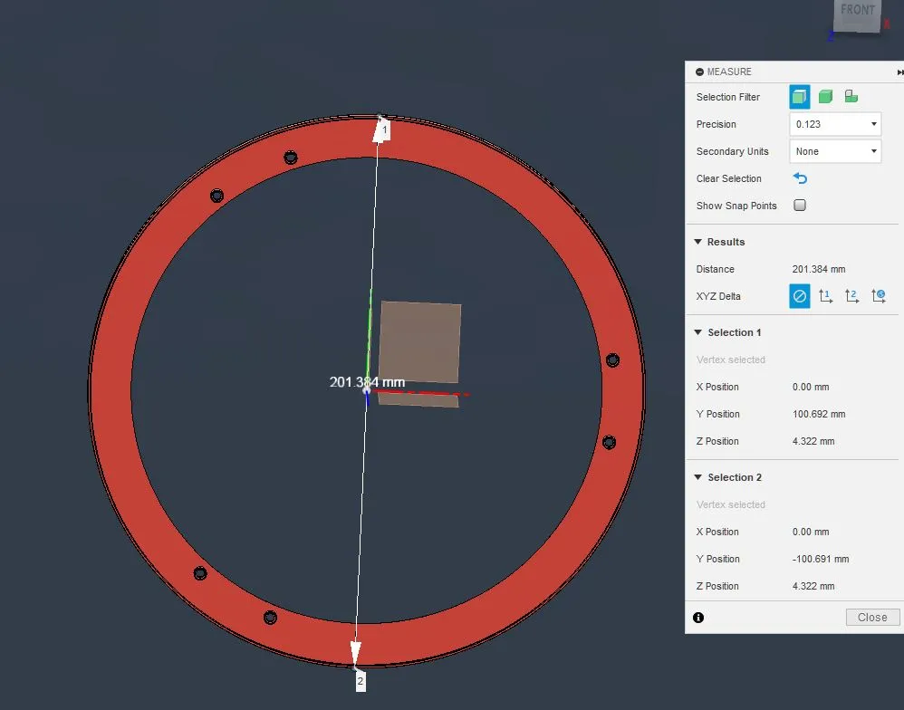 Elegoo Cardboard Spool Adapter Ring For Bambu Lab AMS System by PEZ3D, Download free STL model