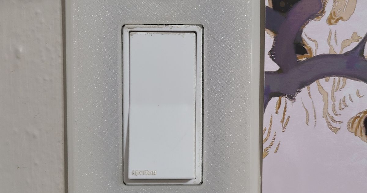 1 gang wall plate aka outlet or switch cover by neil j borja