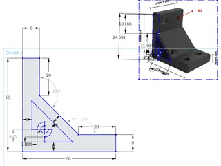 Sturdy 2040/4040 Extrusion Angle Bracket by dsnineteen | Download free ...