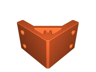 Sturdy 2040/4040 Extrusion Angle Bracket by dsnineteen | Download free ...