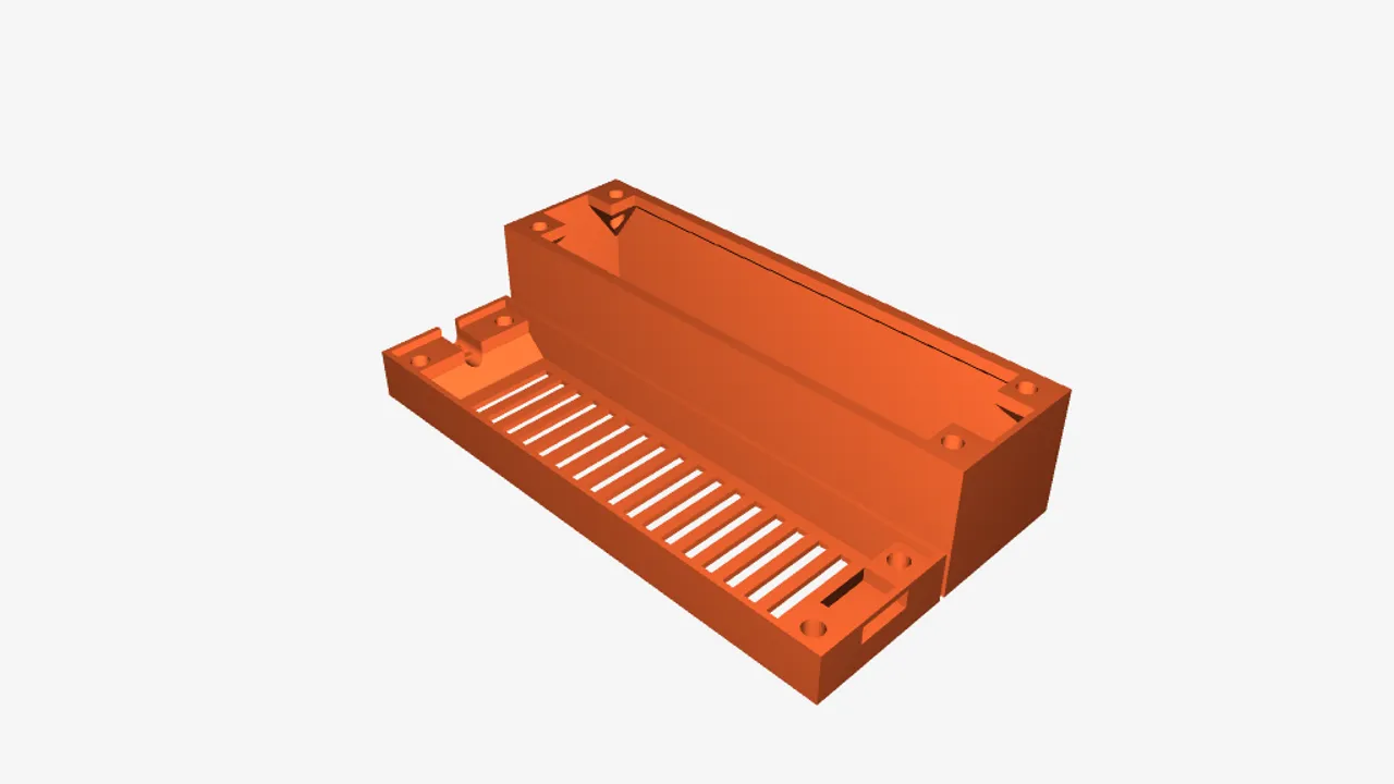 Single 18650 UPS Circuit Enclosure by zuberio | Download free STL 