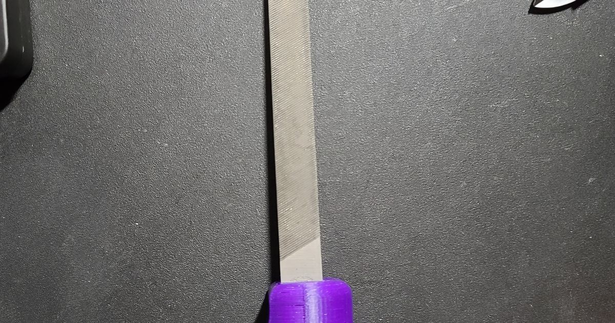 8 inch Nicholson File Handle by Fraughst Download free STL model