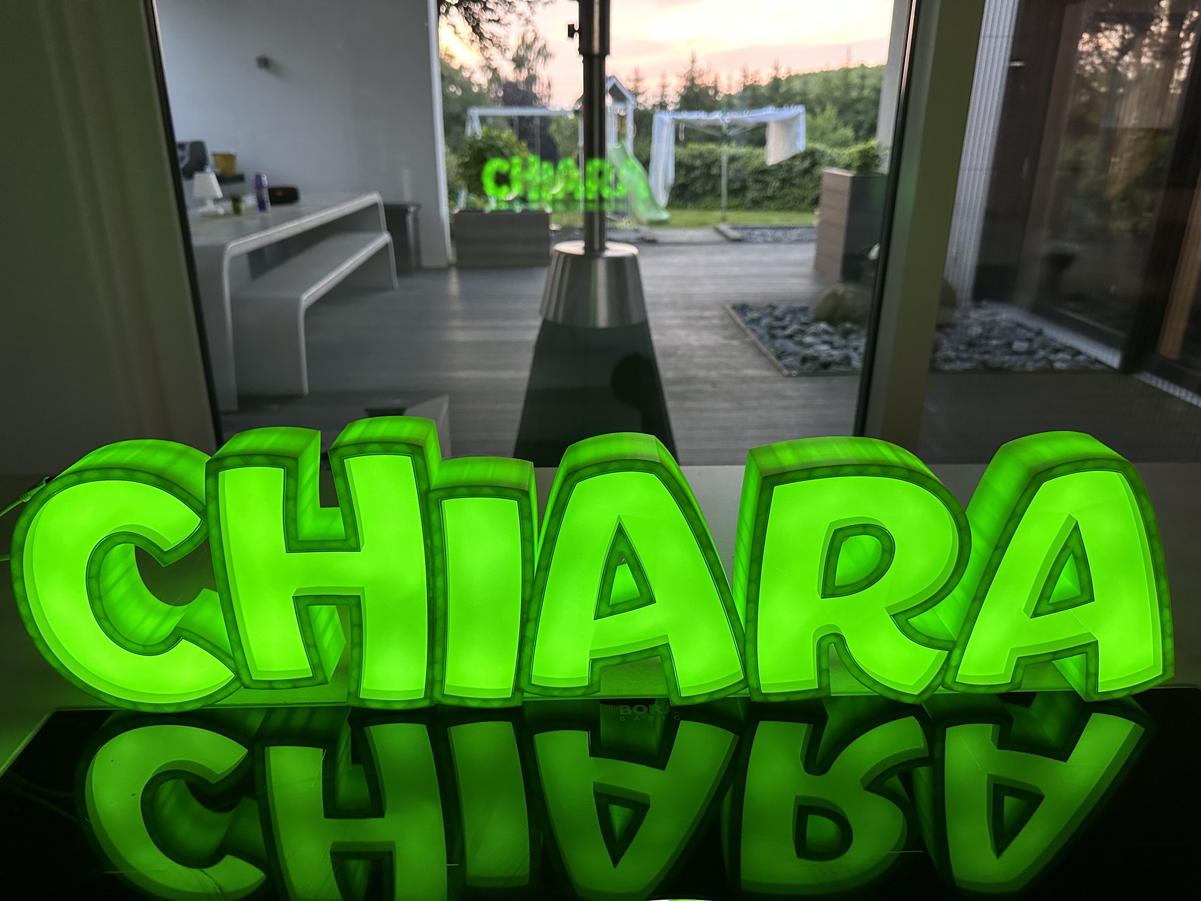 CHIARA LED- Namenslampe (Name lamp)