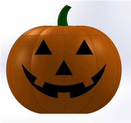 Small Pumpkin with Lid - UPDATED