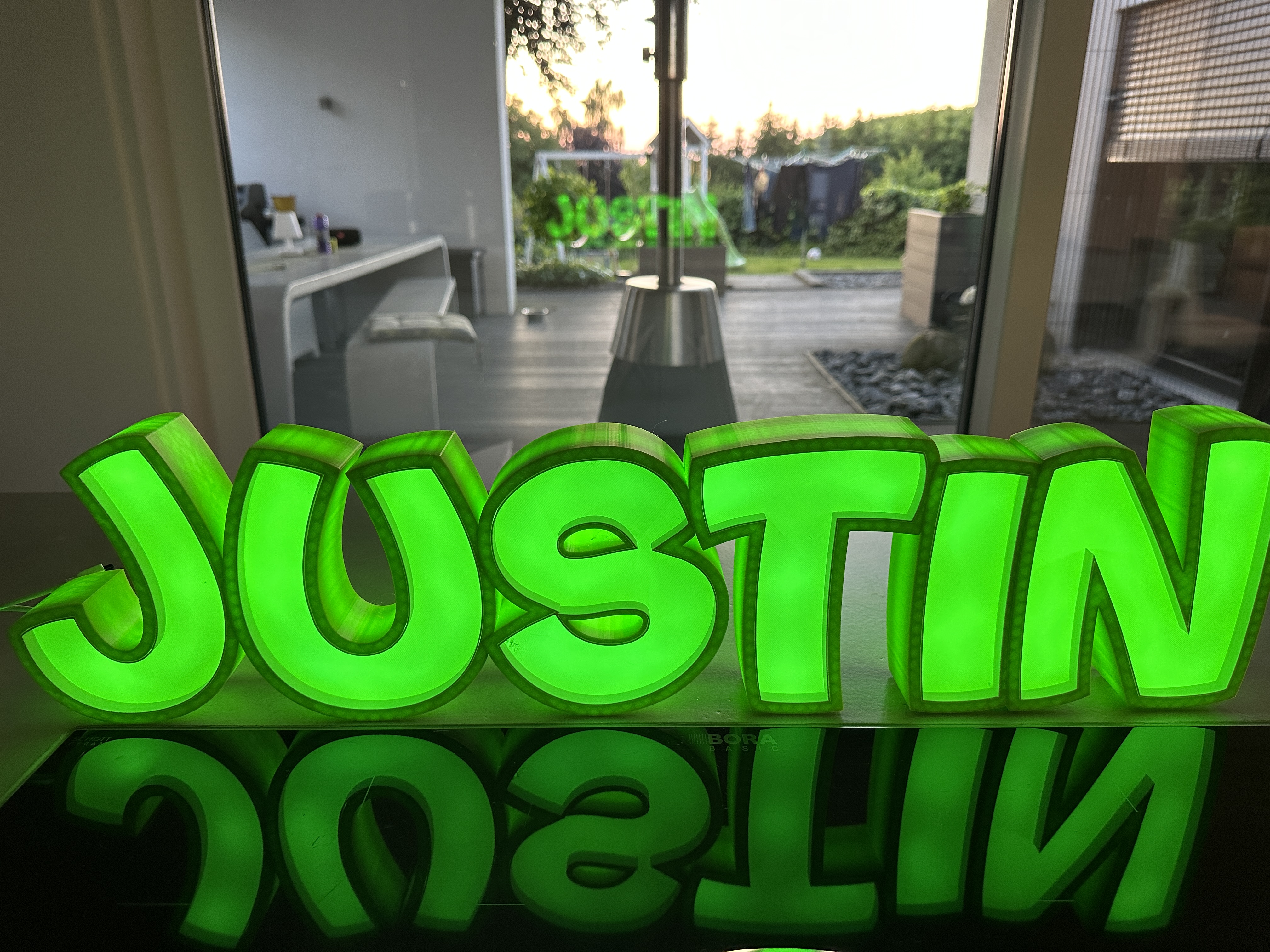JUSTIN LED- Namenslampe (Name lamp)