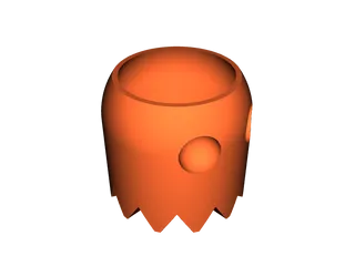 Pacman and Ghosts - Pot Plant by CalebTimoteo | Download free STL model ...