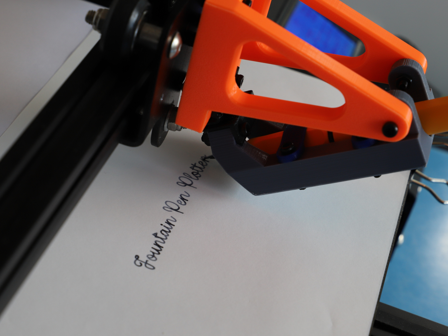 Ender 3 Fountain Pen Plotter Mod by Wausel Download free STL model