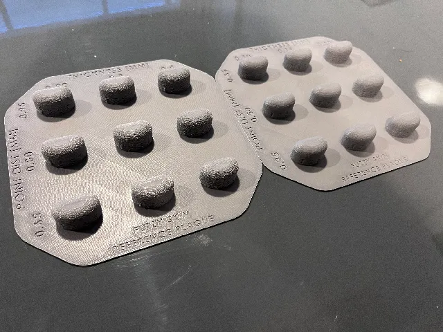 Fuzzy Skin Sample Plaque