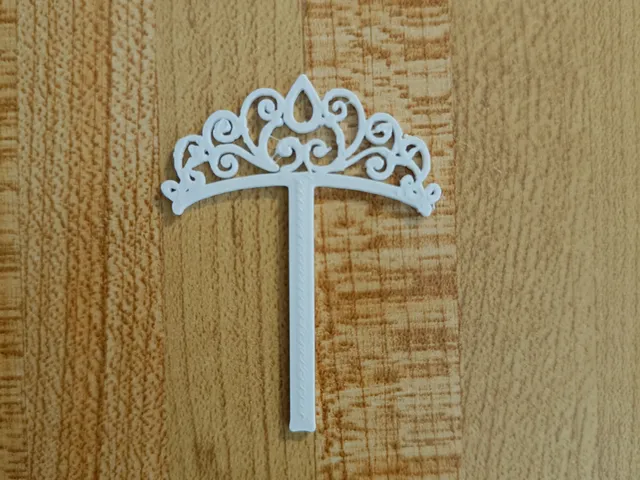 Crown cupcake topper