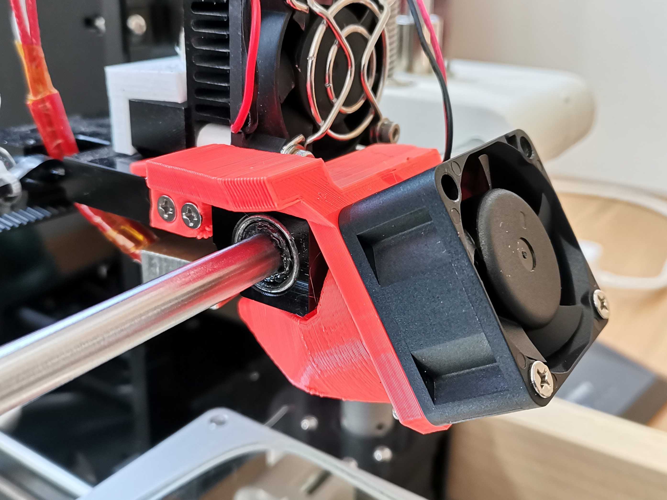 Anet A6 40mm axial fan holder with duct (remix)