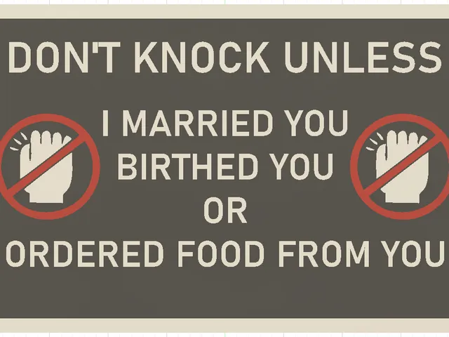 DON'T KNOCK SIGN