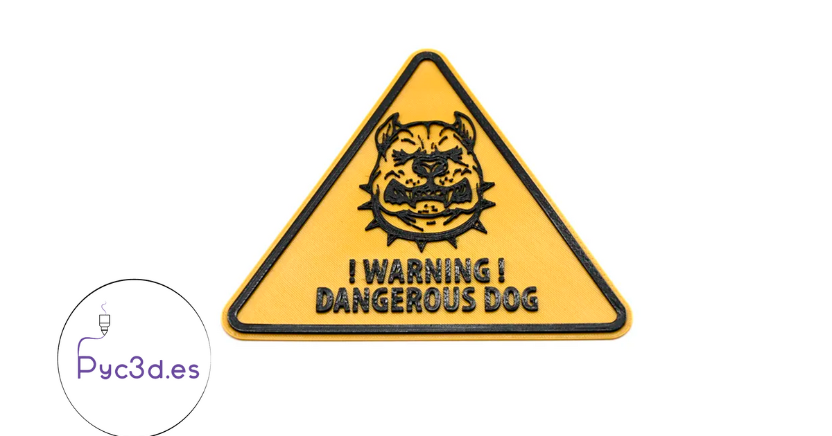 warning-dangerous-dog-by-pyc3d-es-download-free-stl-model