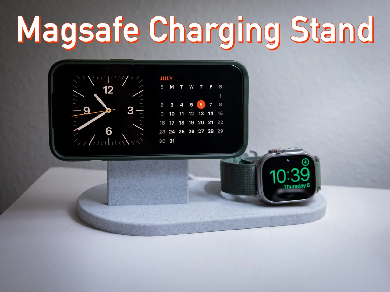 MagSafe Charging Stand (Standby Mode) by Grant, Download free STL model