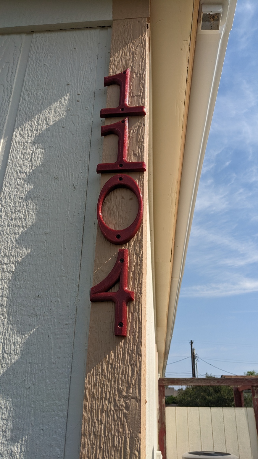House numbers fancy