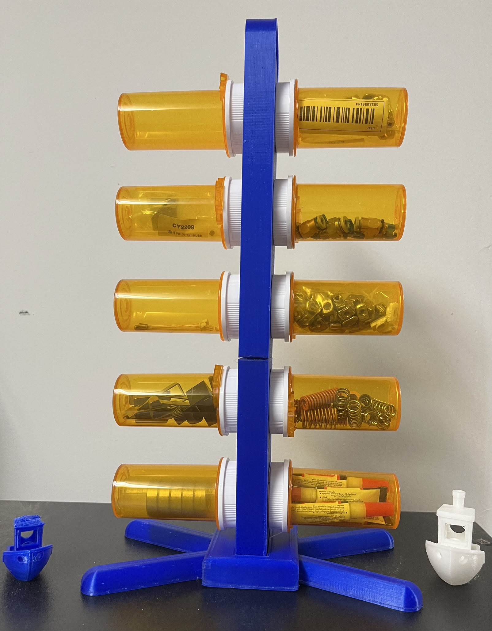 YAPBS Yet Another Pill Bottle Stand Good for storing small parts