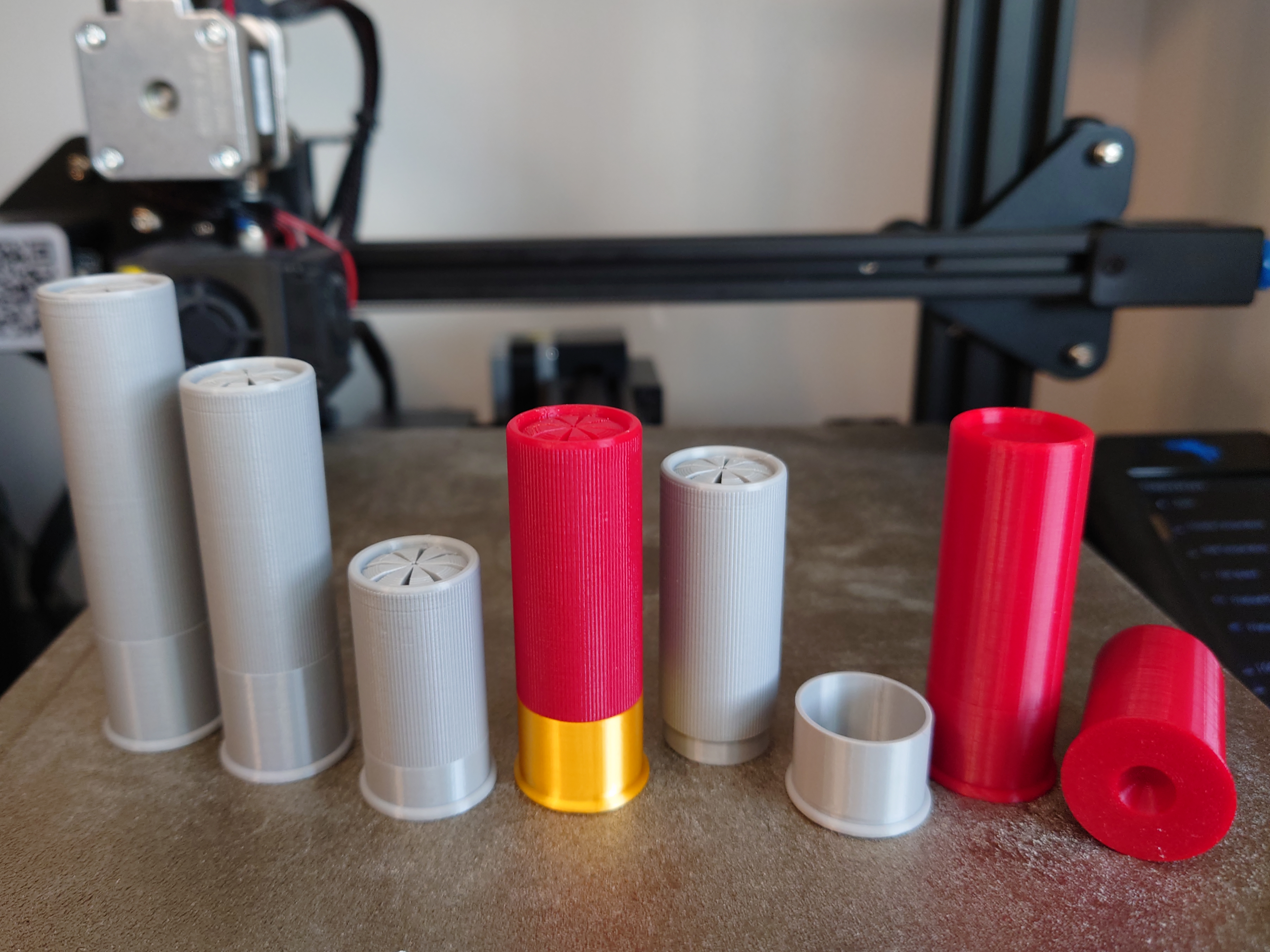 12 Gauge Shotshell Pack replicas and snap caps