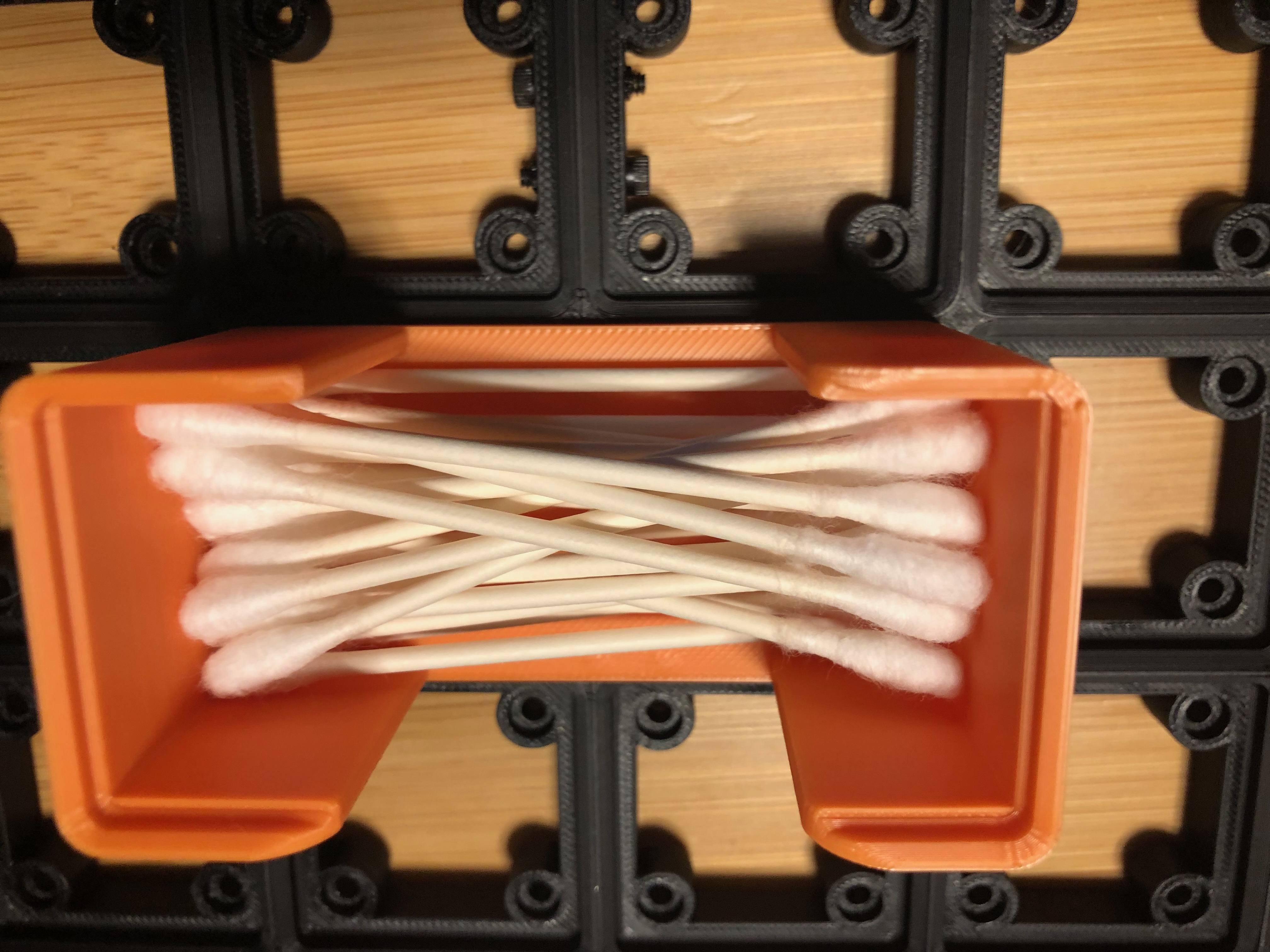 Gridfinity Short Cotton Swab Holder (1X2X6)