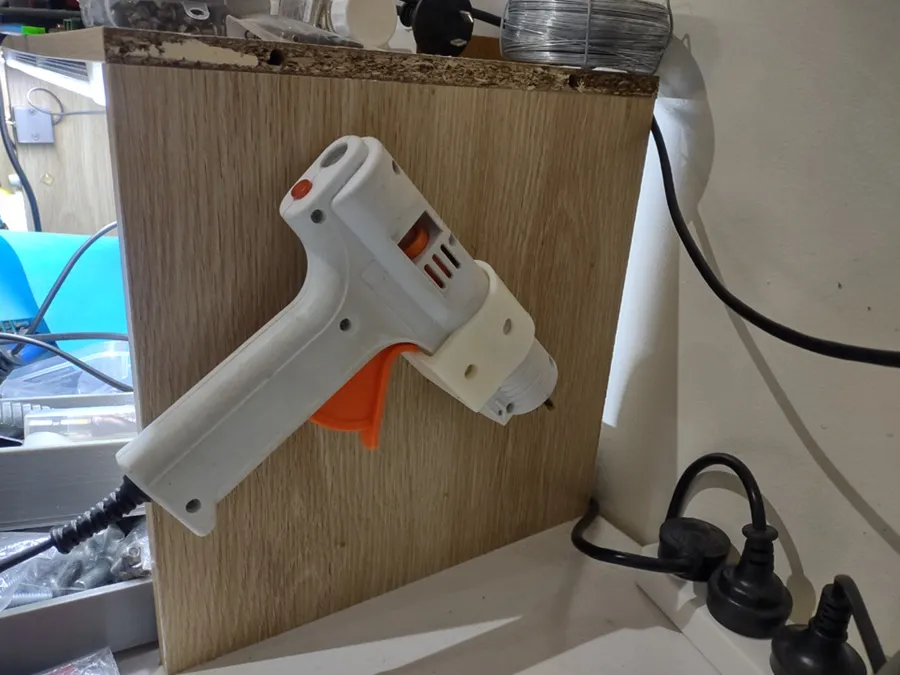 Hot Glue Gun Holder dxf File Free Download 