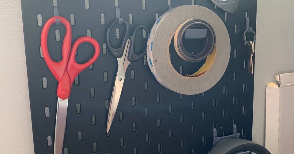 Ikea wall organizer Ikea's SKÅDIS pegboard accessories by asbd