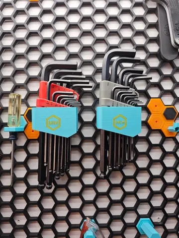 Honeycomb Storage Wall (HSW) Tekton allen key holder