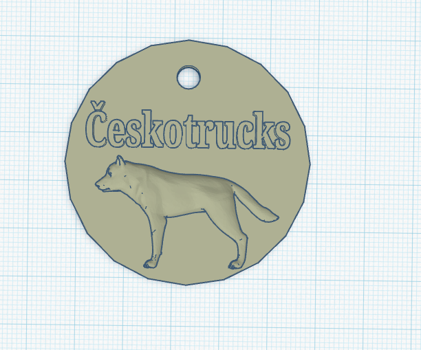 keychain trucks and wolf