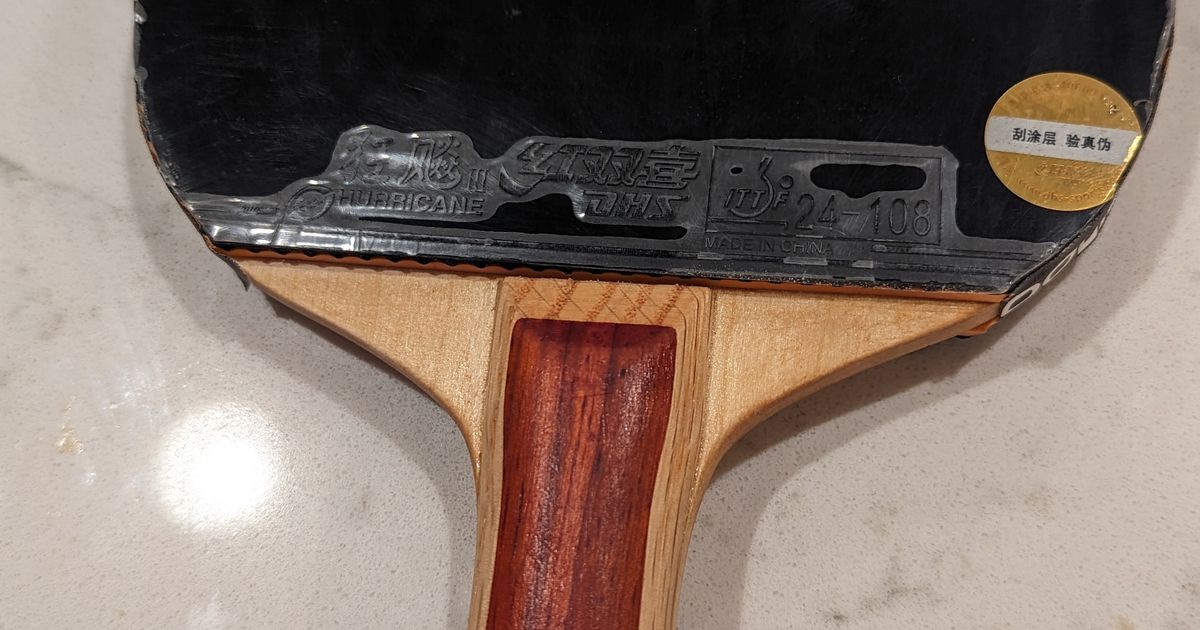 Table Tennis Paddle by eCHOMP Download free STL model