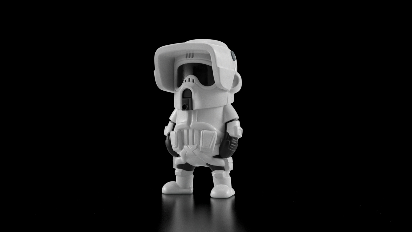 Mini Scout Trooper - single and multimaterial by Wekster | Printables Store