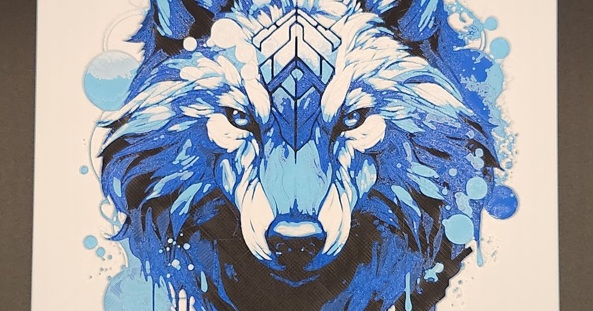 Wolf Head by Astrid Download free STL model