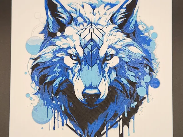 Wolf Head - HueForge
