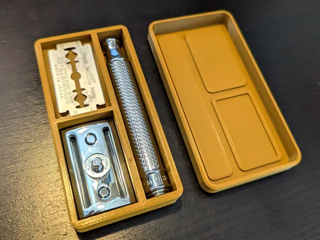Safety razor box