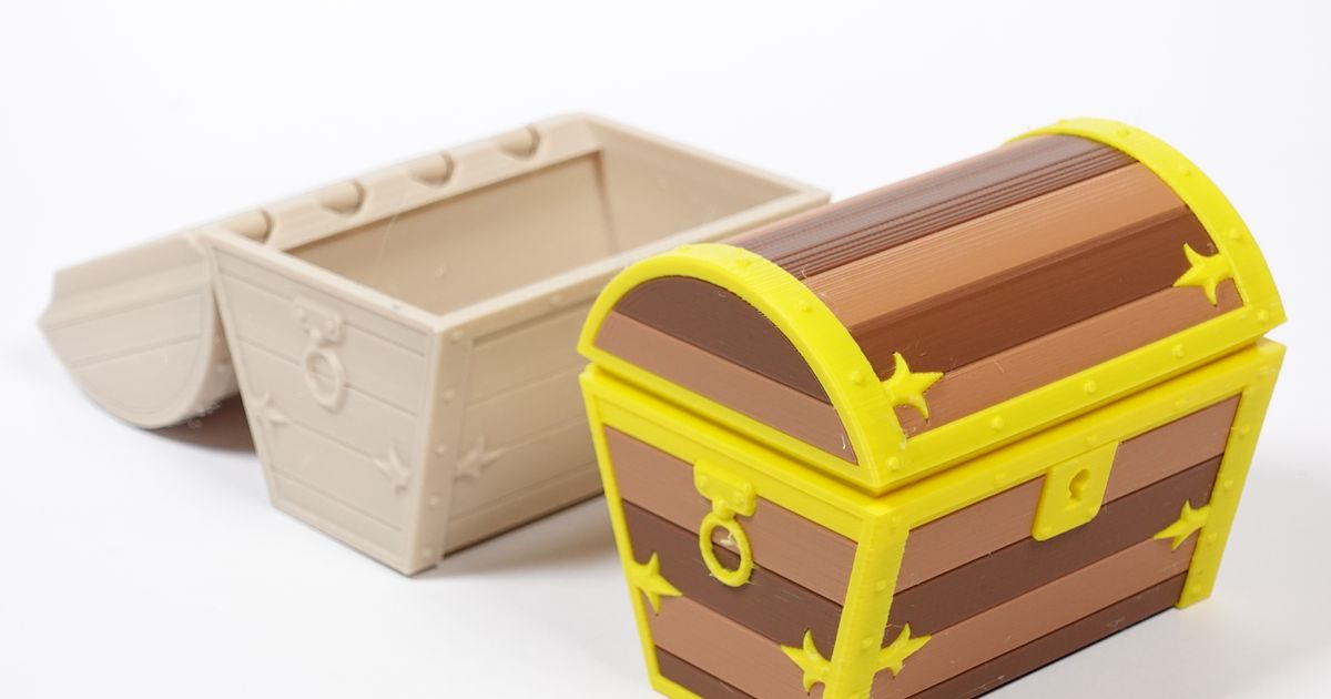 672 Little Treasure Chest by Clockspring Printables Store