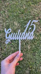 topper 15 años giuliana