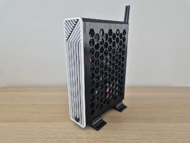 Slim SFF mini itx vertical PC case