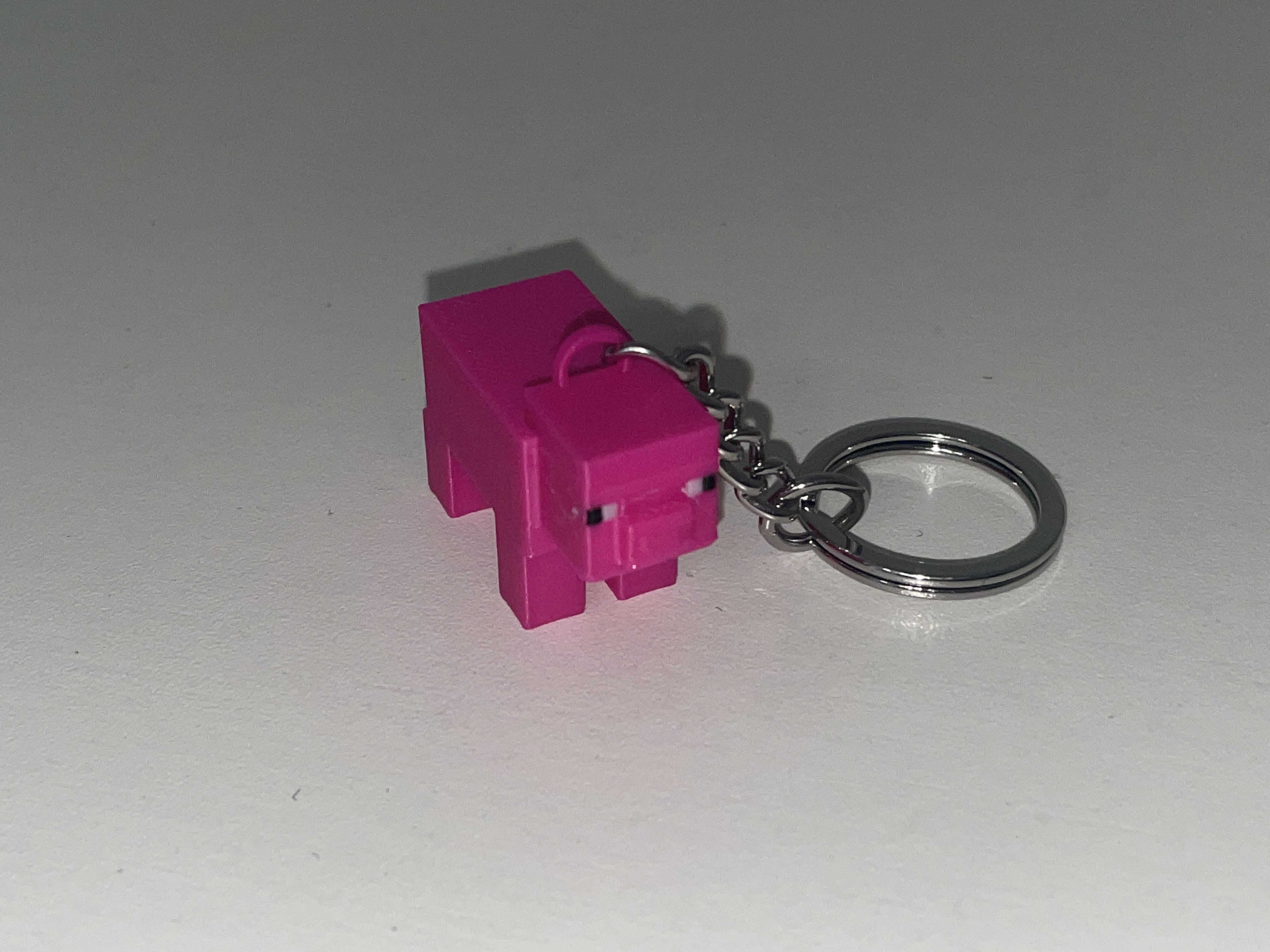 Miniatura 5 do modelo 3D Minecraft Pig Keychain